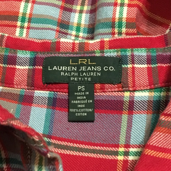 Ralph Lauren Plaid Flannel shirt SP - Picture 5 of 5